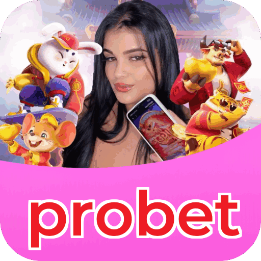 Interface do aplicativo probet mostrando jogos disponíveis no iOS e Android